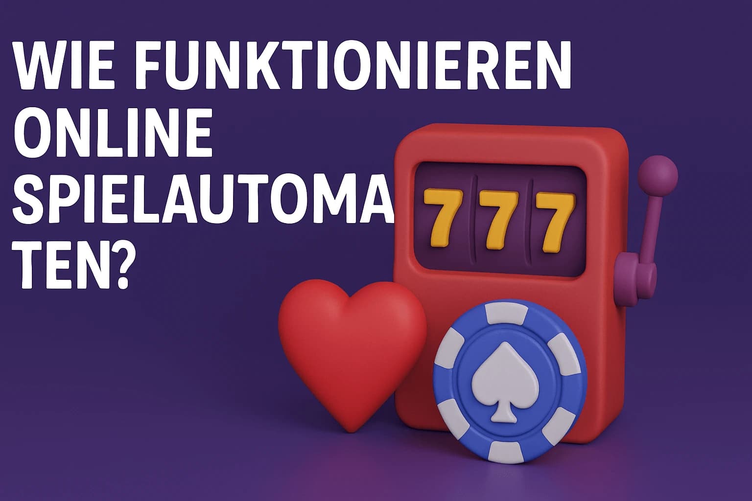 Wie funktionieren Online Spielautomaten?