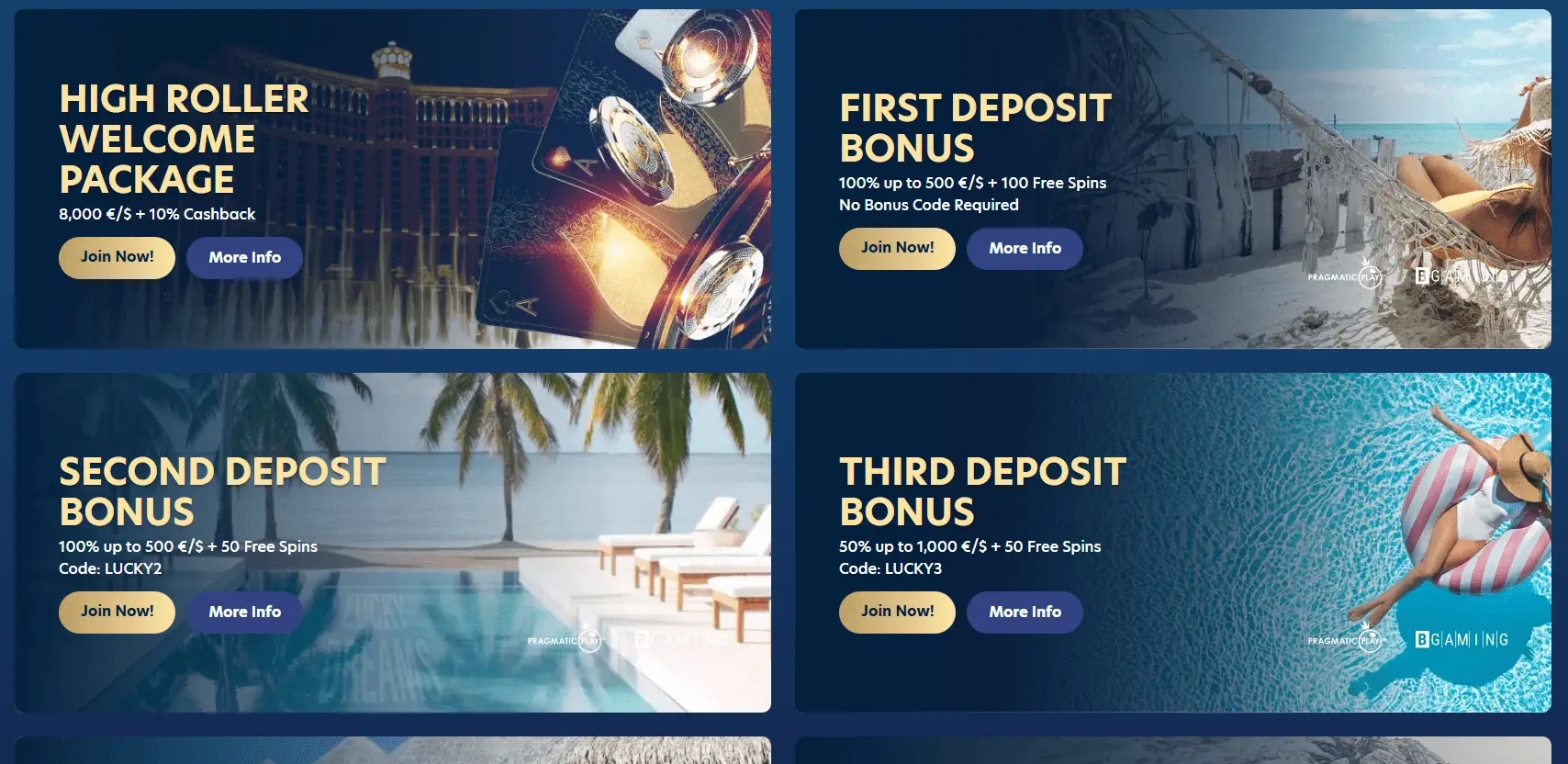 Glückliche Träume Online -Casino -Boni und kostenlose Spins für Slots