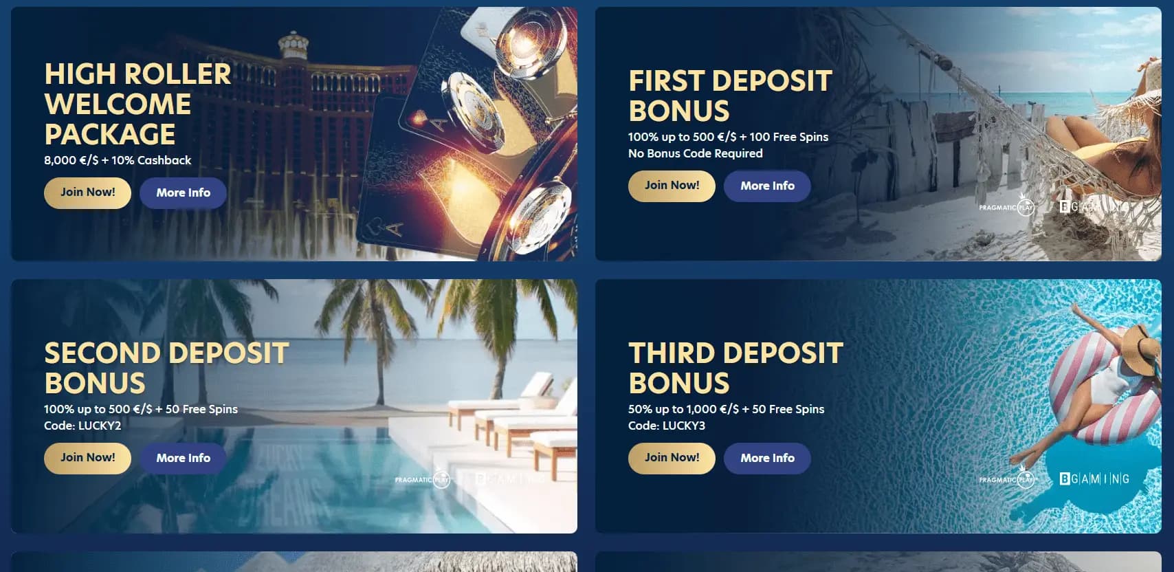 lucky dreams online casino bonuses and free spins for slots